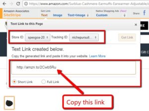 image showing an affiliate link