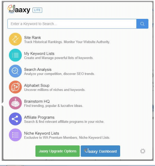 this image shows all the features of jaaxy