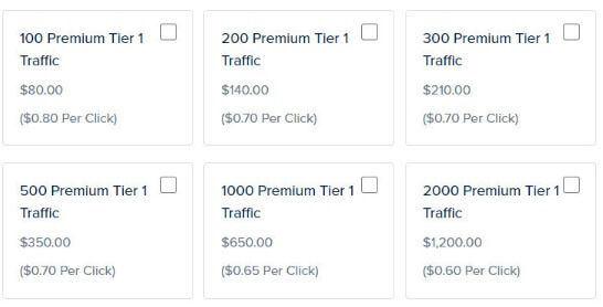 Click Wealth System traffic packages