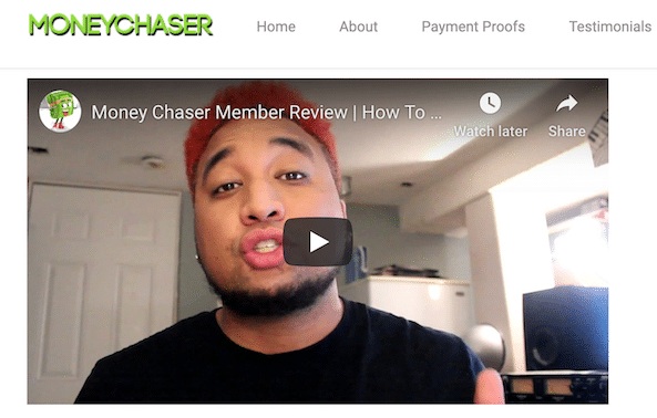 MoneyChase.Co paid actor from Fiverr