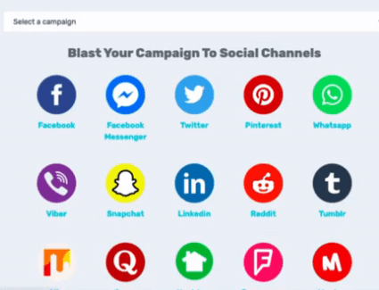Image showing a bunch of different social media logos