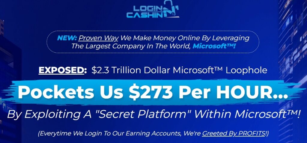 Login N Cashin Review - Fake Income claims